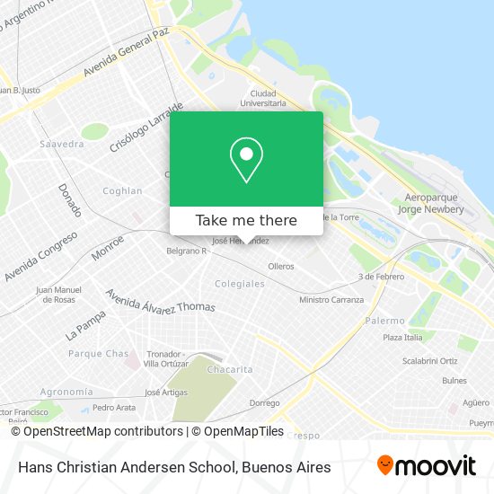 Mapa de Hans Christian Andersen School