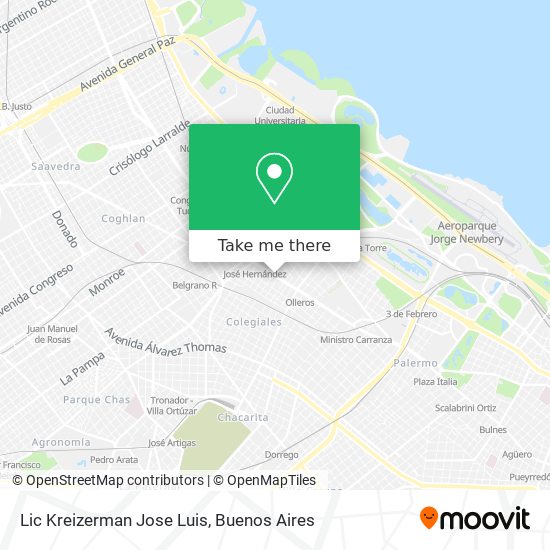 Lic Kreizerman Jose Luis map