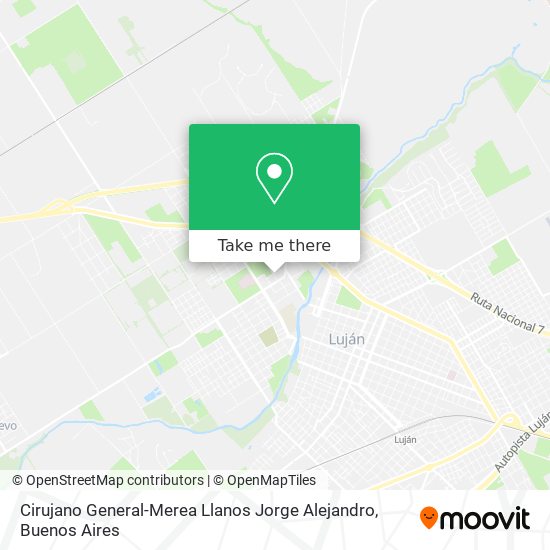 Cirujano General-Merea Llanos Jorge Alejandro map