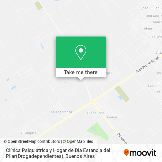 Clínica Psiquiatrica y Hogar de Dia Estancia del Pilar(Drogadependientes) map