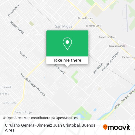 Cirujano General-Jimenez Juan Cristobal map
