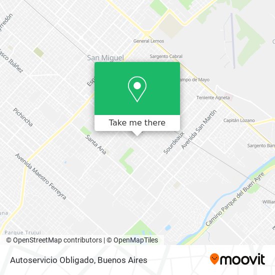 Autoservicio Obligado map