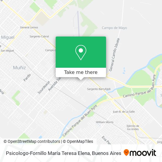 Psicologo-Fornillo María Teresa Elena map