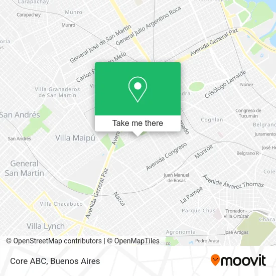 Mapa de Core ABC