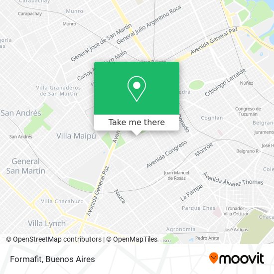 Formafit map