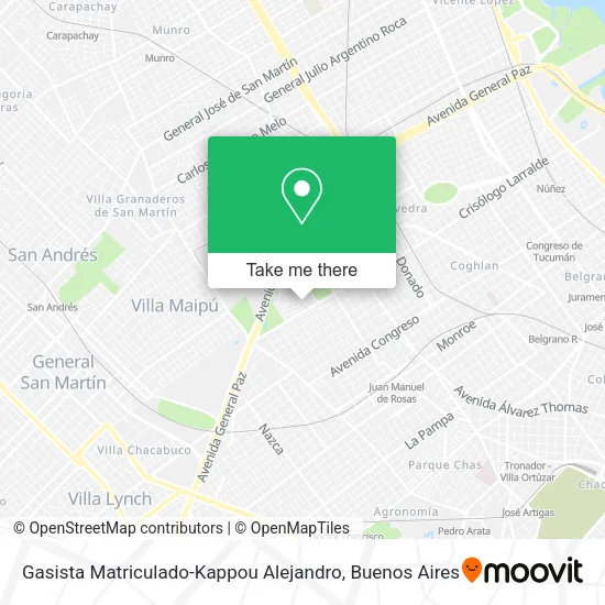 Mapa de Gasista Matriculado-Kappou Alejandro