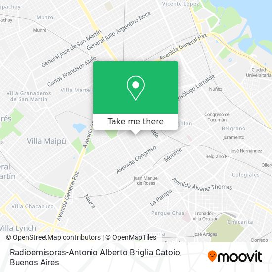 Mapa de Radioemisoras-Antonio Alberto Briglia Catoio