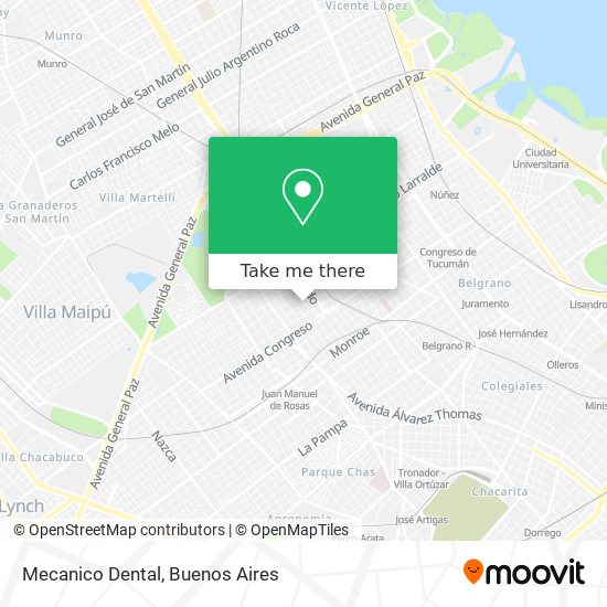 Mapa de Mecanico Dental