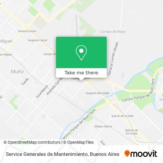 Service Generales de Mantenimiento map