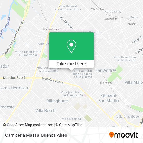 Carniceria Massa map