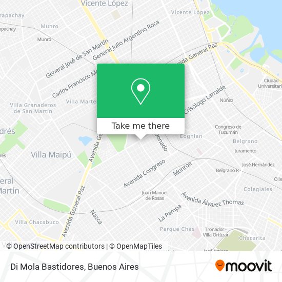 Mapa de Di Mola Bastidores