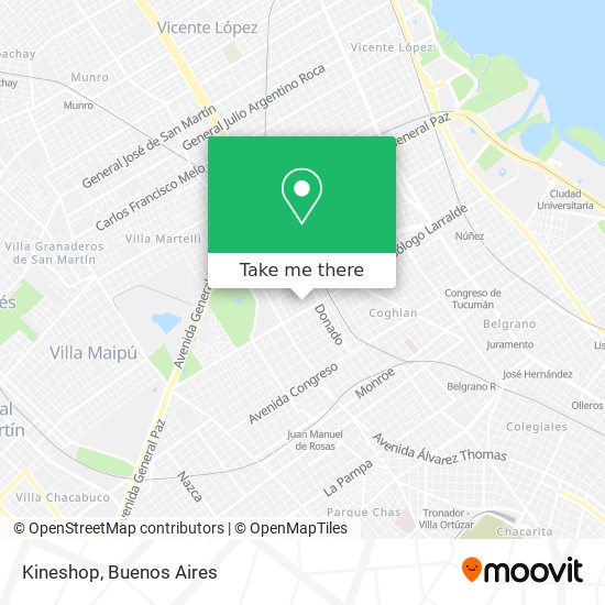 Kineshop map