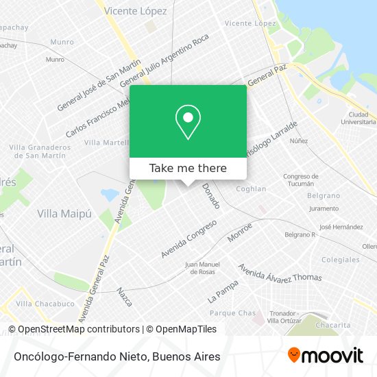 Oncólogo-Fernando Nieto map