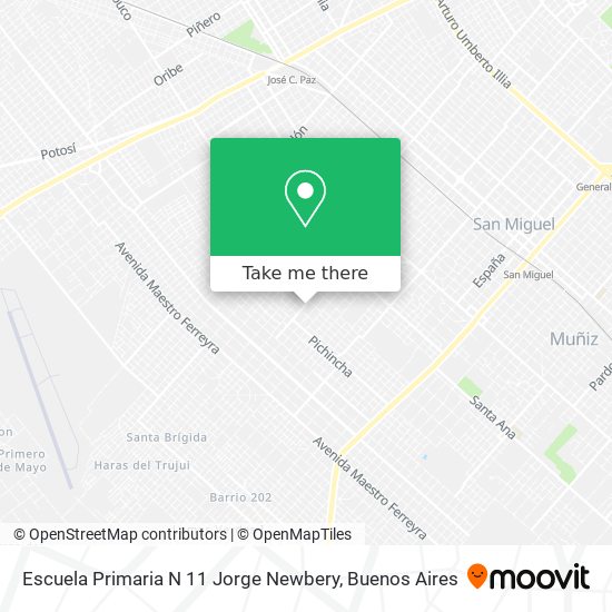 Escuela Primaria N 11 Jorge Newbery map