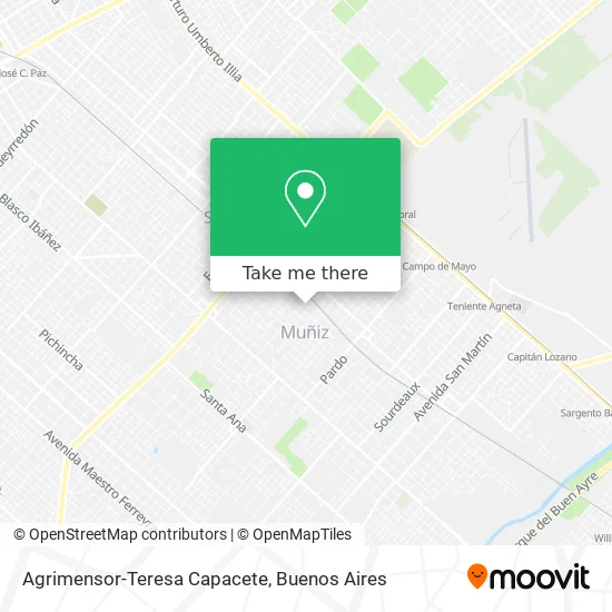 Agrimensor-Teresa Capacete map