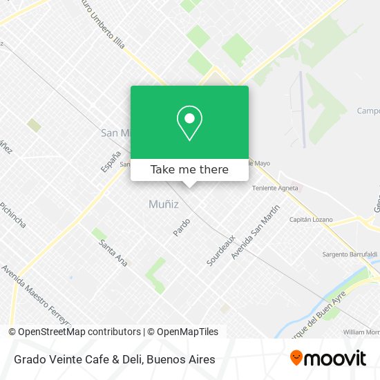 Grado Veinte Cafe & Deli map