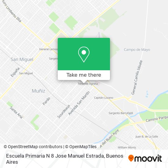 Escuela Primaria N 8 Jose Manuel Estrada map