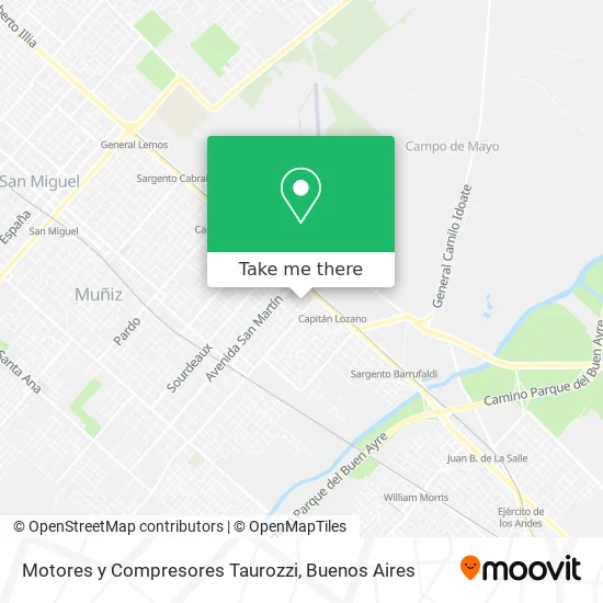 Motores y Compresores Taurozzi map