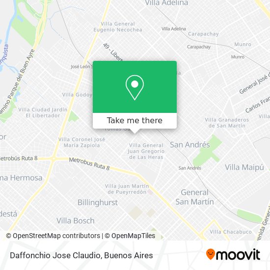 Mapa de Daffonchio Jose Claudio