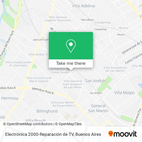 Electrónica 2000-Reparación de TV map