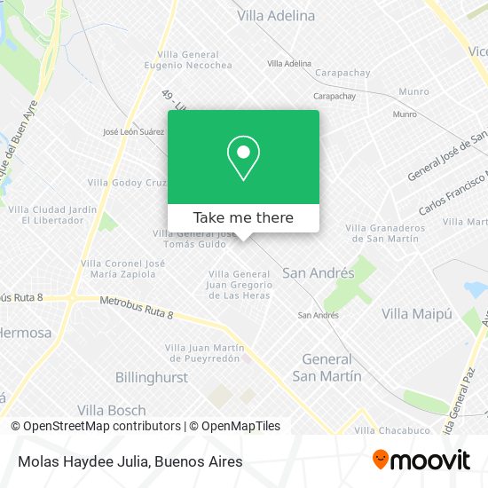 Molas Haydee Julia map