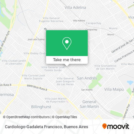 Cardiologo-Gadaleta Francisco map