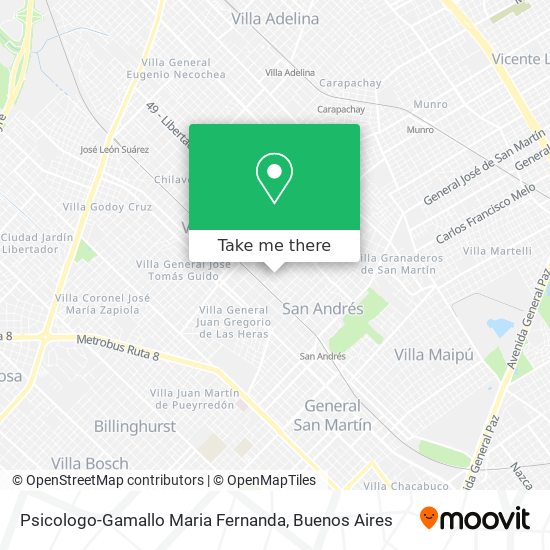 Psicologo-Gamallo Maria Fernanda map