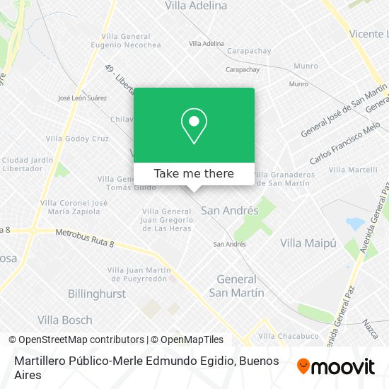 Martillero Público-Merle Edmundo Egidio map