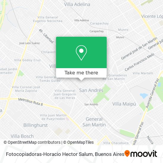 Mapa de Fotocopiadoras-Horacio Hector Salum