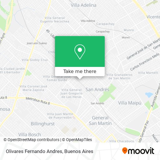 Olivares Fernando Andres map