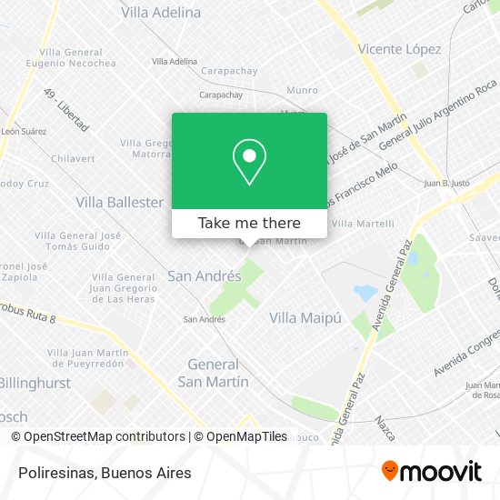 Mapa de Poliresinas