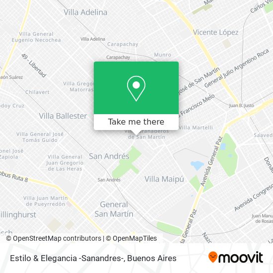 Estilo & Elegancia -Sanandres- map