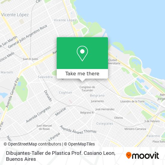 Dibujantes-Taller de Plastica Prof. Casiano Leon map