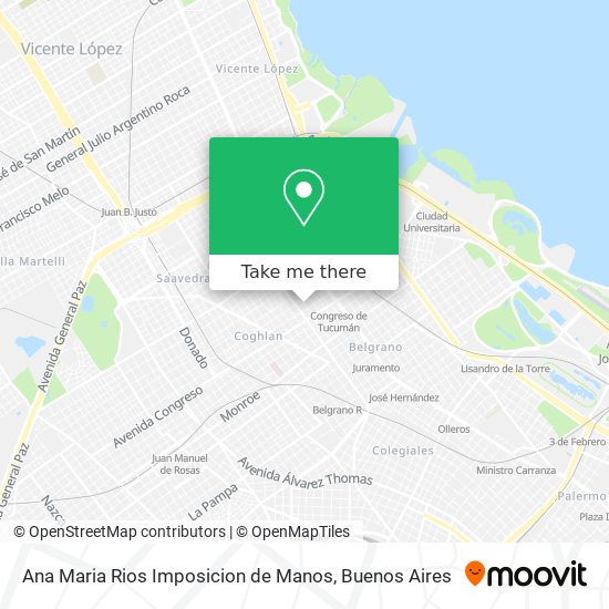 Mapa de Ana Maria Rios Imposicion de Manos