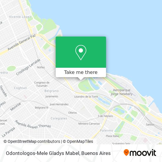 Mapa de Odontologos-Mele Gladys Mabel