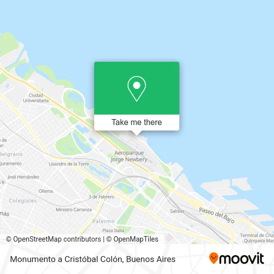 Monumento a Cristóbal Colón map