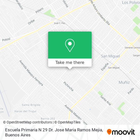 Escuela Primaria N 29 Dr. Jose Maria Ramos Mejia map