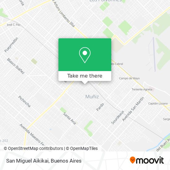 San Miguel Aikikai map