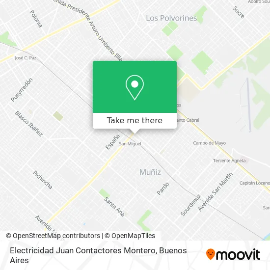 Mapa de Electricidad Juan Contactores Montero