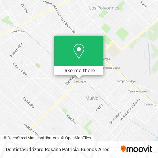 Dentista-Udrizard Rosana Patricia map