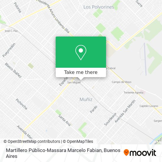 Martillero Público-Massara Marcelo Fabian map