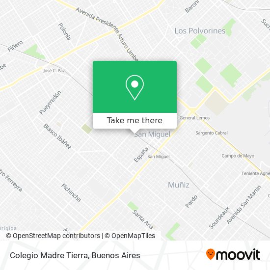 Colegio Madre Tierra map