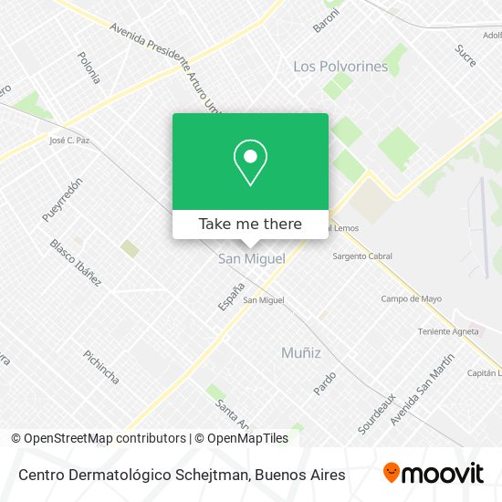 Centro Dermatológico Schejtman map