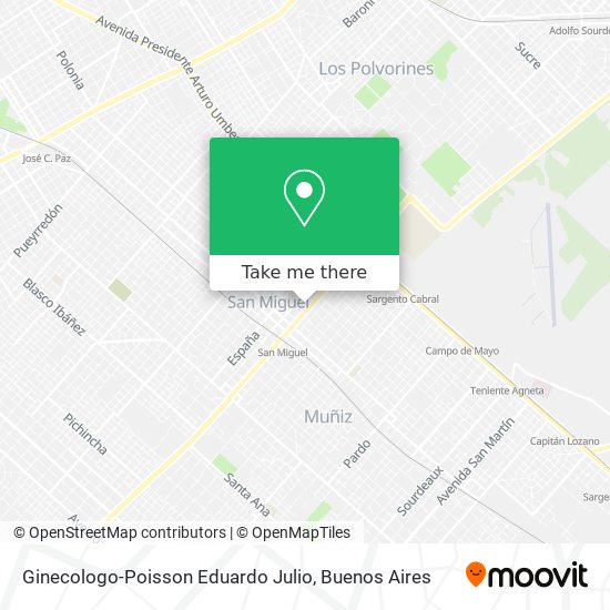 Ginecologo-Poisson Eduardo Julio map