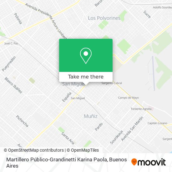 Martillero Público-Grandinetti Karina Paola map