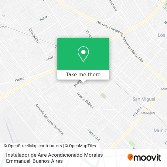 Instalador de Aire Acondicionado-Morales Emmanuel map