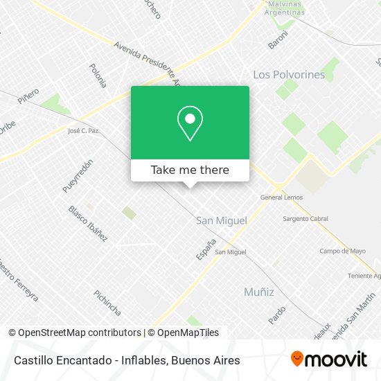 Mapa de Castillo Encantado - Inflables