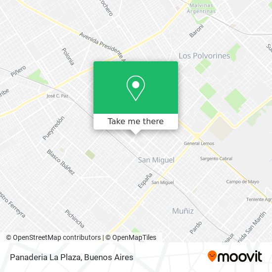 Mapa de Panaderia La Plaza