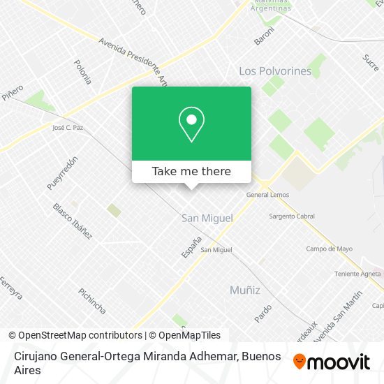 Mapa de Cirujano General-Ortega Miranda Adhemar