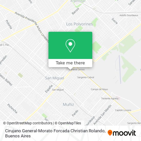 Cirujano General-Morato Forcada Christian Rolando map